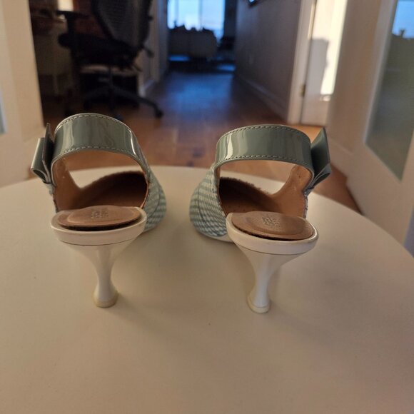 Mint condition Geox SAGE houndstooth LEATHER dressy shoes - size 41 - Picture 7 of 9